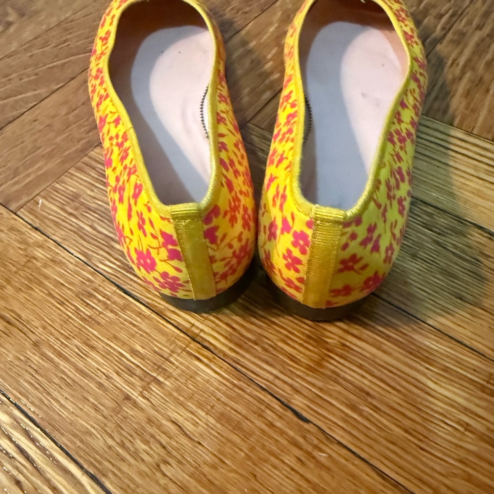 J.Crew Kiki Ballet Flats in Neon Tossed Bouquet - size 9 - Picture 7 of 8